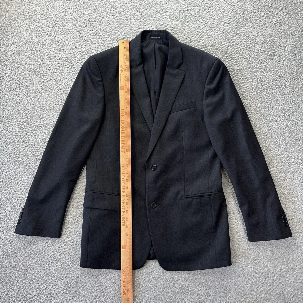 John Varvatos Loft Blazer Mens 38R Dark Gray Blend Blazer Sports Coat‎ Jacket